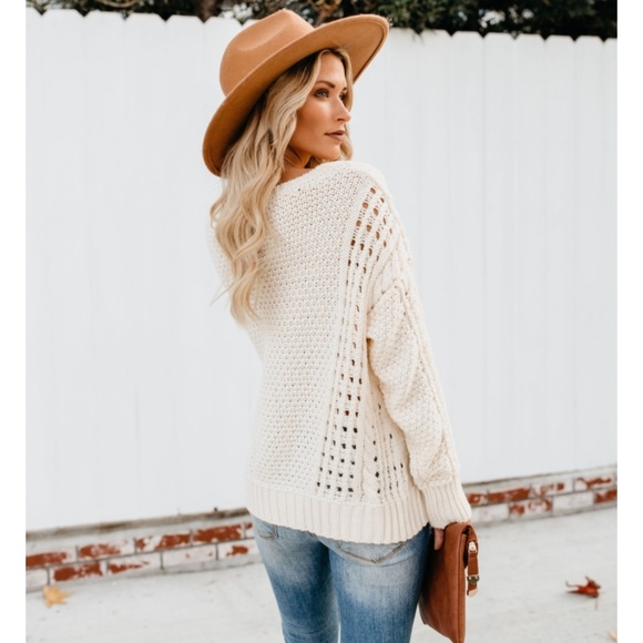 STELLA Loose Knit Pullover Sweater - Picture 7 of 8